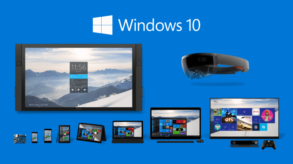 Windows 10 sur différents appareils