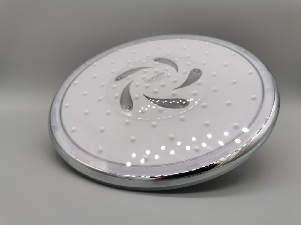 Photo du pommeau de douche économique et connecté Hydrao Yucca.